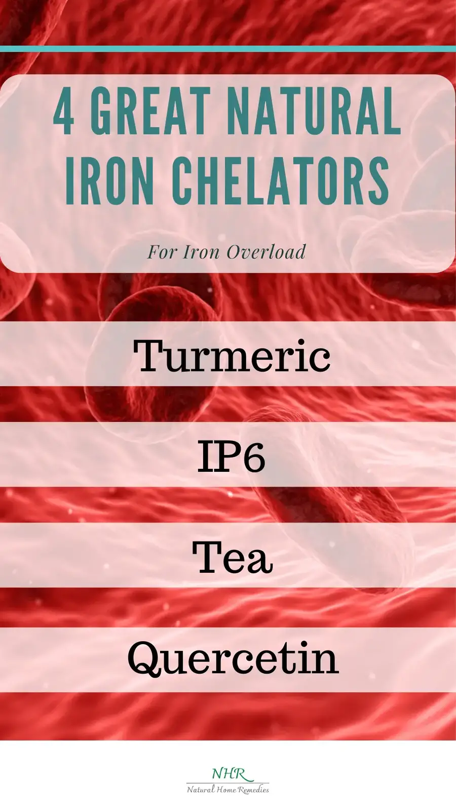 Image: 4 Great Natural Iron Chelators for iron overload in thalassemia major and hemochromatosis